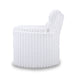 Embrace Swivel Accent Chair-White