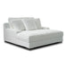 Embrace Dual Chaise Lounge-White
