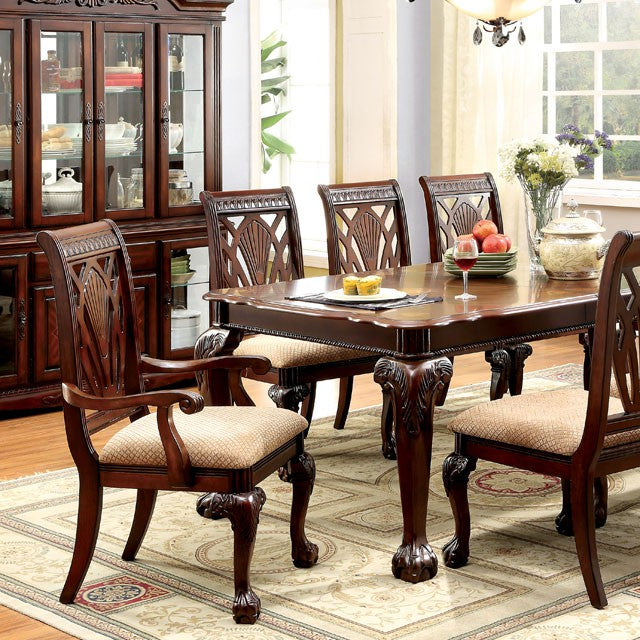 PETERSBURG I Cherry Dining Table w/ 1 X 18" Leaf image