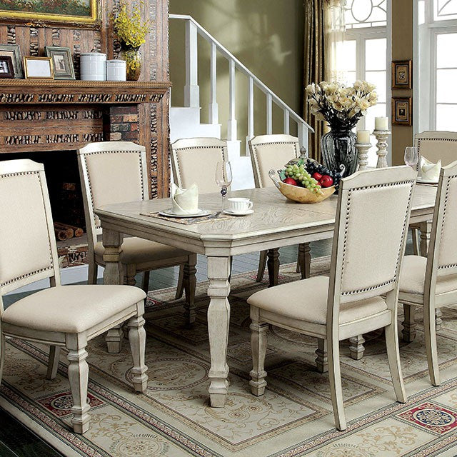 HOLCROFT Antique White/Ivory Dining Table image