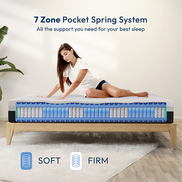 Verbena 12" Full Hybrid Pocket Coil Mattress