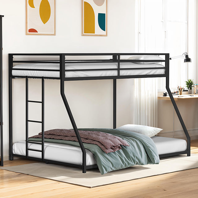 Rothwell Metal Bunk Bed Twin/ Full - La Popular Furniture (CA)