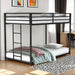 Rothwell Metal Bunk Bed Twin/ Full - La Popular Furniture (CA)