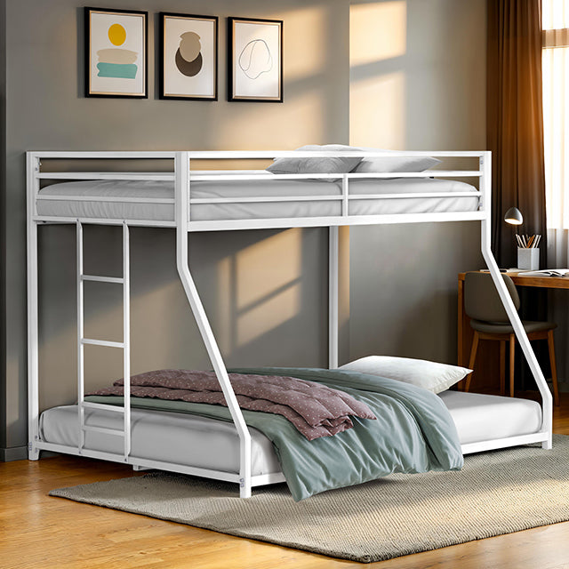 Rothwell Metal Bunk Bed Twin/ Full - La Popular Furniture (CA)