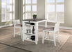 Lescles 3 Pc Counter Ht Set (1 Table + 2 Chairs) - La Popular Furniture (CA)