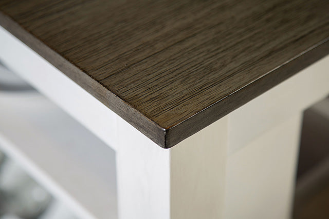 Lescles 3 Pc Counter Ht Set (1 Table + 2 Chairs) - La Popular Furniture (CA)