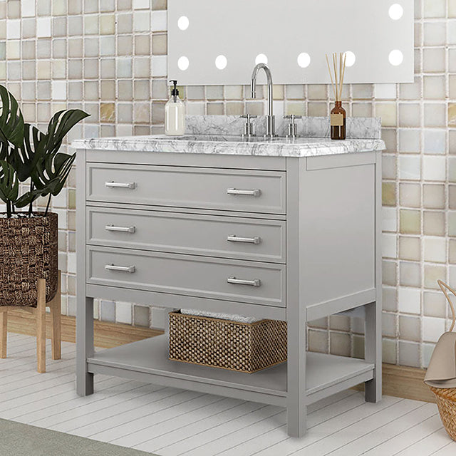 Reston Vanity with Top/ Sink - La Popular Furniture (CA)