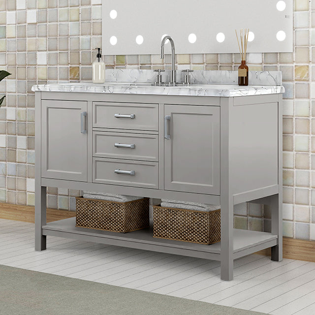 Reston Vanity with Top/ Sink - La Popular Furniture (CA)
