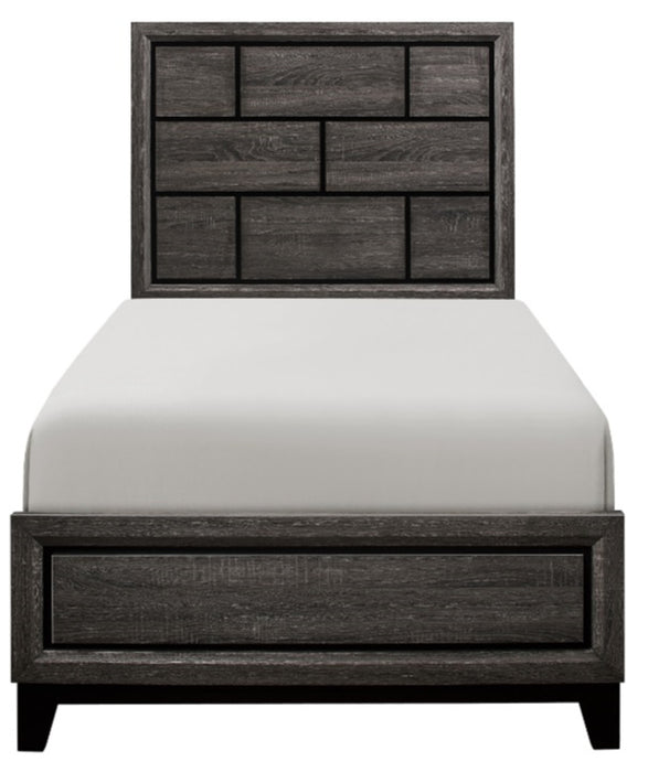 Homelegance Davi Twin Panel Bed in Gray 1645T-1* image