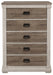 Homelegance Arcadia Chest in White & Weathered Gray 1677-9 image