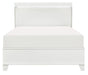 Homelegance Kerren Full Platform Bed in White 1678WF-1* image