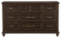 Homelegance Cardona Dresser in Driftwood Charcoal 1689-5 image