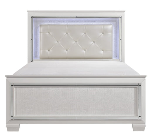 Homelegance Allura Full Panel Bed in White 1916FW-1* image
