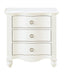 Homelegance Meghan 3 Drawer Nightstand in White 2058WH-4 image