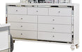Homelegance Alonza 9 Drawer Dresser in White 1845-5 image