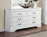 Homelegance Mayville 6 Drawer Dresser in White 2147W-5 image