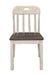 Homelegance Clover Side Chair in White & Gray (Set of 2) image