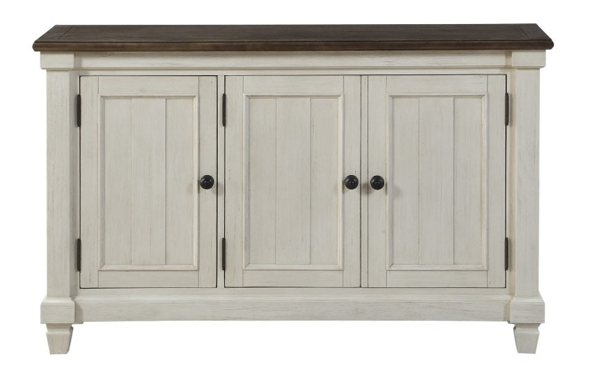 Homelegance Granby Server in White & Brown 5627NW-40 image