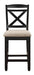 Homelegance Baywater Counter Height Chair in Black (Set of 2) image
