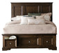Homelegance Eunice Full Platform Bed with Footboard Storage in Espresso 1844FDC-1* image