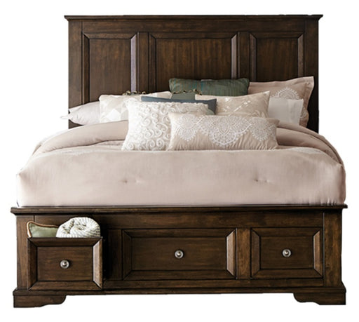 Homelegance Eunice Queen Platform Bed with Footboard Storage in Espresso 1844DC-1* image