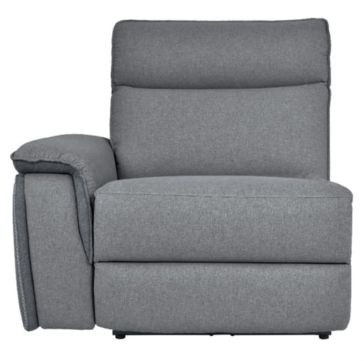 Homelegance Furniture Maroni Power LSF Reclining Chair with Power Headrest and USB Port in Dark Gray/Light Gray 8259-LRPWH image