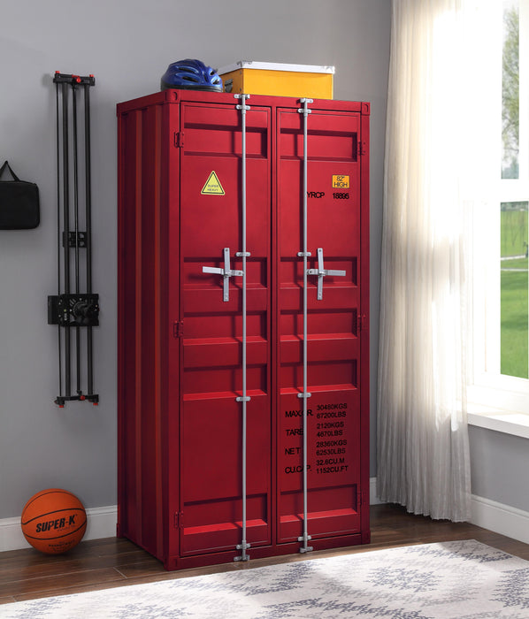 Cargo Red Wardrobe (Double Door) image