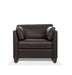 Matias Chocolate Leather Chair image