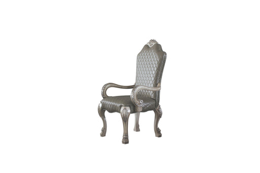 Dresden Vintage Bone White & PU Arm Chair image