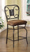 Tavio Fabric & Antique Bronze Counter Height Chair image