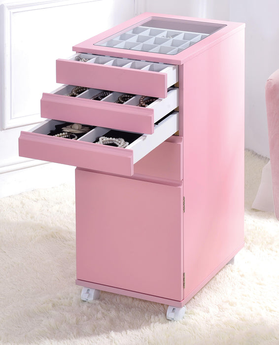 Nariah Pink Jewelry Armoire image