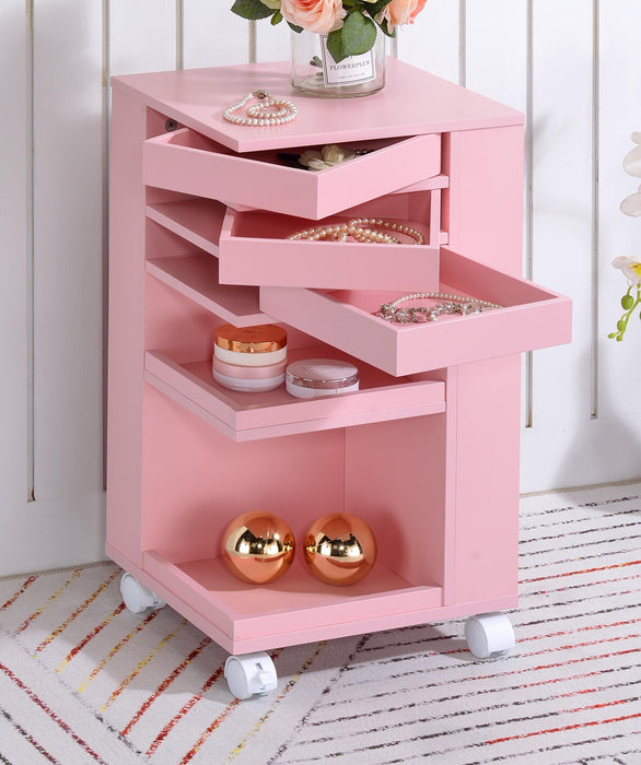 Nariah Pink Storage Cart image