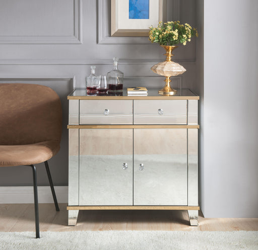 Osma Mirrored & Gold Console Table image