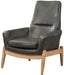 Acme Dolphin Accent Chair in Black 59533 image