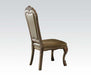 Acme Dresden Side Chair in Gold Patina (Set of 2) image