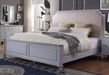 Acme Furniture House Marchese King Panel Bed in Pearl Gray 28877EK image