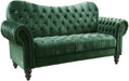 Acme Furniture Iberis Loveseat in Green Velvet 53402 image