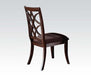 Acme Keenan Dining Side Chairs (Set of 2) in Dark Walnut 60257 image