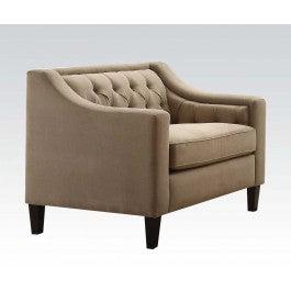 Acme Suzanne Chair in Beige Fabric 54012 image