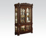 Acme Vendome Curio Cabinet with Mirror Back in Cherry 62023 image