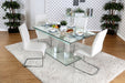 Richfield I Silver/Chrome 7 Pc. Dining Table Set image
