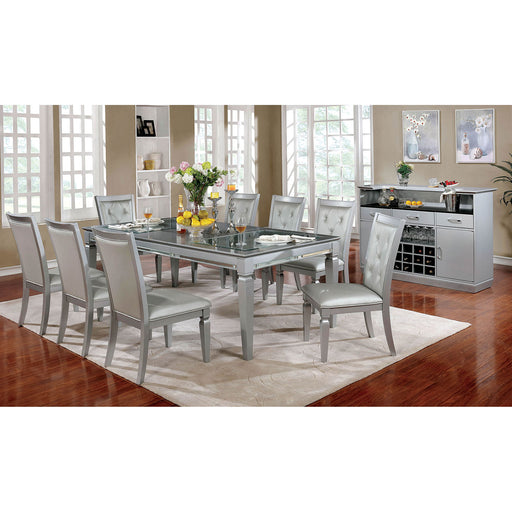 Alena Silver 7 Pc. Dining Table Set image
