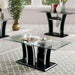 Staten Glossy Black/Chrome Coffee Table image